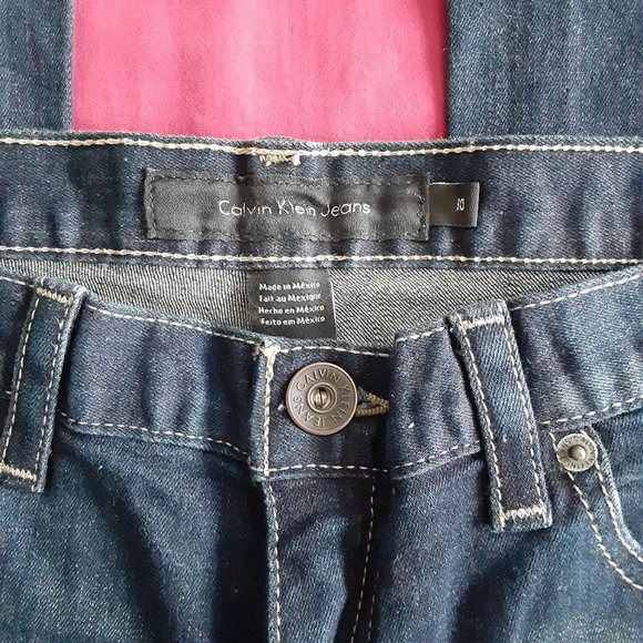 Women's Calvin Klein Blue Jean's, Size; 10 - Picture 4 of 5